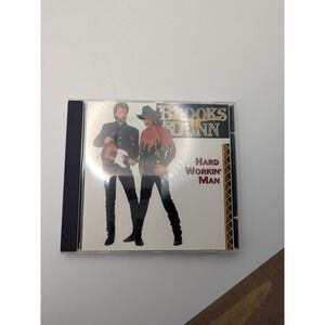 Vintage 1993‎ Brooks & Dunn CD Hard Workin' Man 90s Country 11 Songs